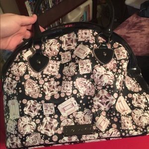 Betsey Johnson handbag with diamond design